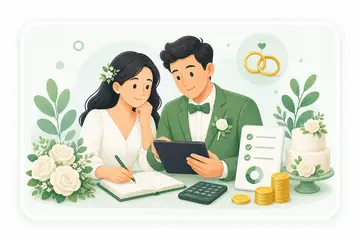 Getting Married life event illustration