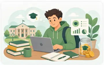 Going to College life event illustration