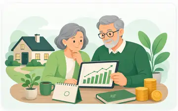 Planning Retirement life event illustration