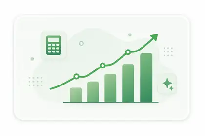 calculator usage growth chart